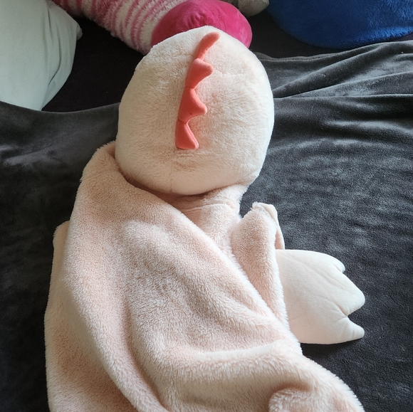 DINOSAUR Pink Hooded Blanket 🦕 - Picture 10 of 10